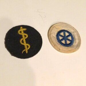 2 WWII GERMAN PATCHES